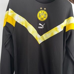 Puma Black and Yellow Borussia Dortmund soccer BVB 09 Crewneck sweater